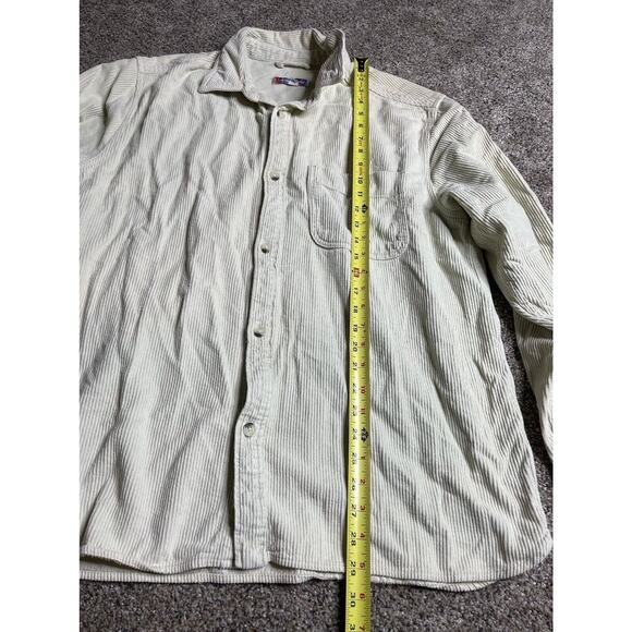 Urban outfitters Corduroy Shirt Jacket Unisex Large Shacket Light Green - Picture 6 of 7